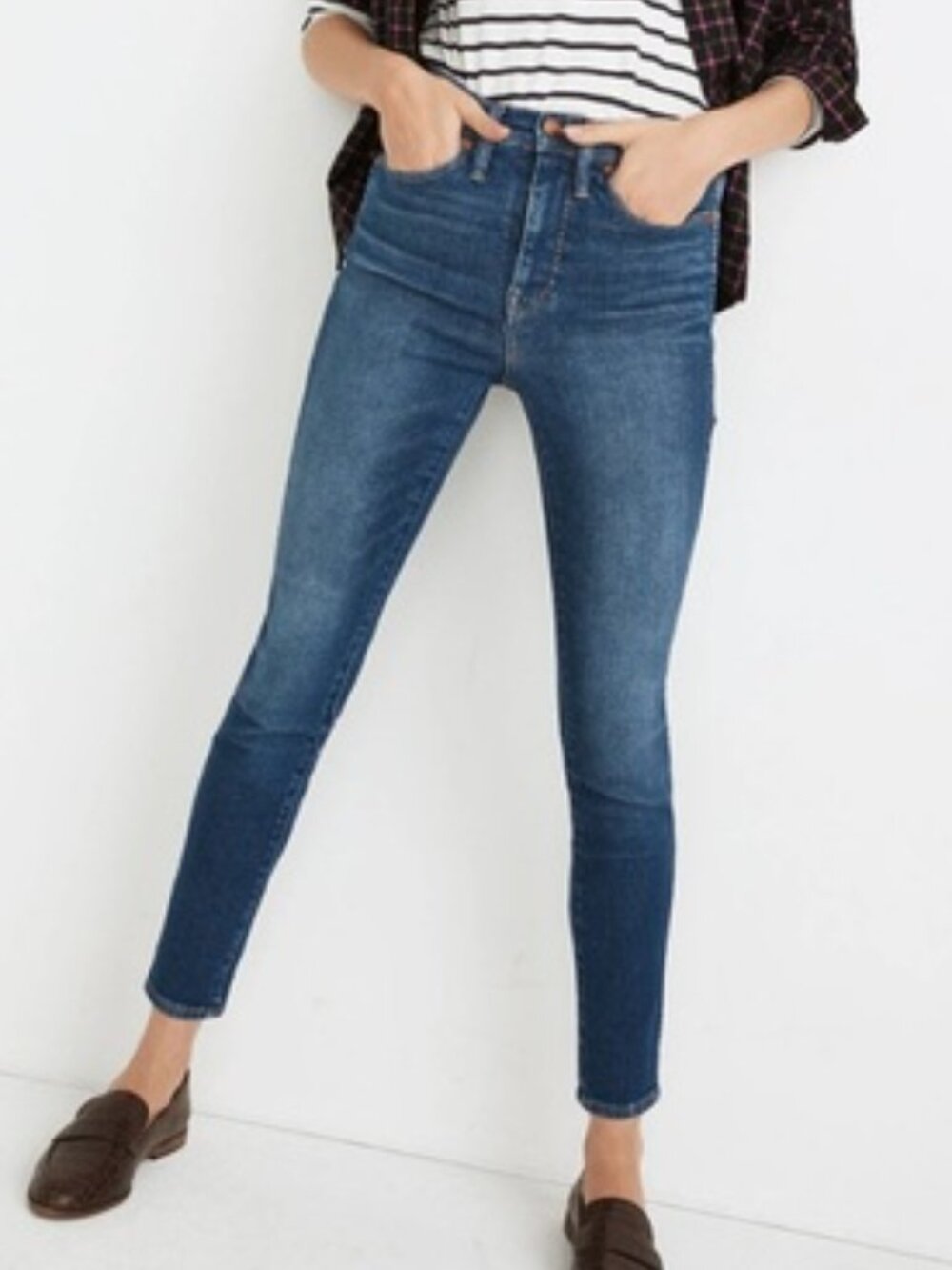 Madewell 10" High-Rise Skinny Jeans Size 25